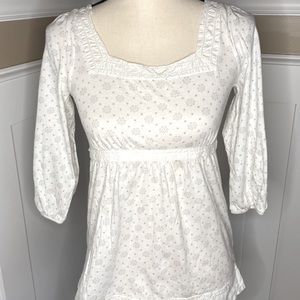 American Eagle square neck top w tie back. Soft!
